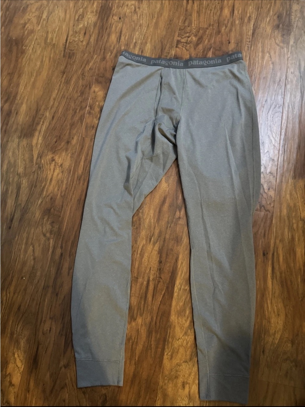 Patagonia Men's Light Gray Thermal Base Layer Pants